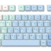 1STPLAYER CLEAR 75% MDA PBT KEYCAPS 81 KEYS WITH KNOB WIRELESS KEYBOARD
