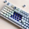 1STPLAYER CLEAR 75% MDA PBT KEYCAPS 81 KEYS WITH KNOB WIRELESS KEYBOARD