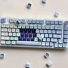 1STPLAYER CLEAR 75% MDA PBT KEYCAPS 81 KEYS WITH KNOB WIRELESS KEYBOARD