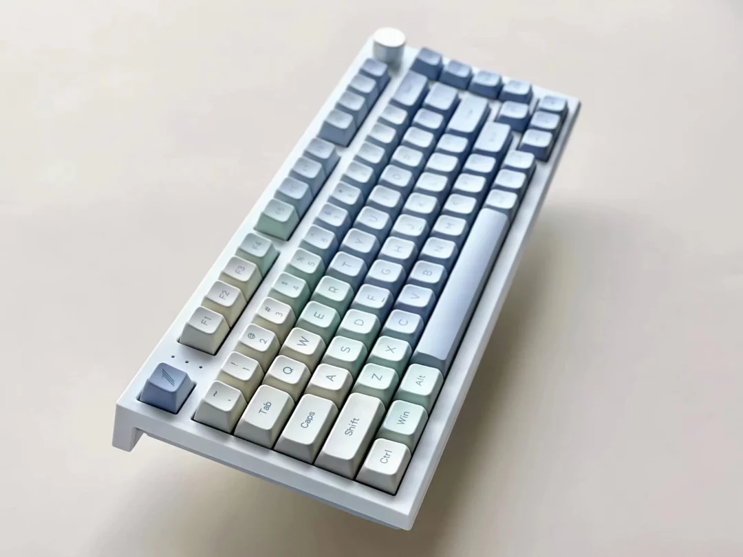 1STPLAYER CLEAR 75% MDA PBT KEYCAPS 81 KEYS WITH KNOB WIRELESS KEYBOARD
