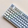 1STPLAYER CLEAR 75% MDA PBT KEYCAPS 81 KEYS WITH KNOB WIRELESS KEYBOARD