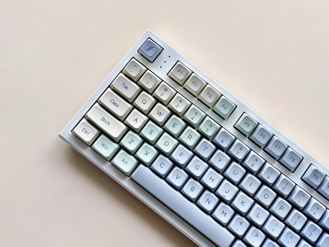 1STPLAYER CLEAR 75% MDA PBT KEYCAPS 81 KEYS WITH KNOB WIRELESS KEYBOARD
