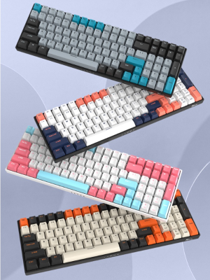 Gplanet colorful PBT keycaps for RK100 RK84 RK68 OEM profile คีย์แคป PBT สำหรับคีย์บอร์ด RK