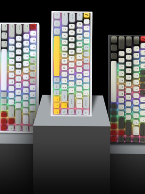 1STPLAYER MK680 MDA PBT KEYCAPS 68 KEYS GATERON PRO SWITCH RGB HOT SWAP WIRELESS 3 MODE