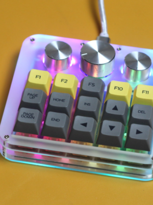 GPlanet custom Numpad with Knob RGB Hot swap Gateron Switches คัสต้อมนัมแพด ไฟ RGB Hot swap สวิตซ์ Gateron