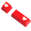 GPlanet ABS Love pixel heart keycaps 2 colors ESC+ENTER ปุ่มแต่งคีย์บอร์ด
