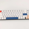 GPlanet เซ็ตปุ่มคีย์แคป OEM โปรไฟล์ White / Gray Soy Milk Keycaps