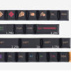 KBDFANS CHERRY PROFILE DYE-SUB CHEESE KEYCAPS คีย์แคป 127 คีย์ วัสดุ PBT-C0091