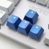Aluminum Alloy-Arrow-WASD-ESC Keycap Artisan Metal Custom Keycaps for Cherry MX Mechanical Gaming Keyboard