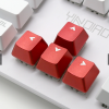 Aluminum Alloy-Arrow-WASD-ESC Keycap Artisan Metal Custom Keycaps for Cherry MX Mechanical Gaming Keyboard