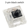 Gateron Switch KS-9 RBG SMD BLACK switch สวิทช์ BLACK จังหวะเดียว แบบ Linear x 1 ตัว