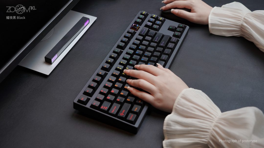 [พร้อมส่ง] ZOOM TKL ESSENTIAL EDITION-Black คัสต้อมคีย์บอร์ดคิทเลเอ้าท์ TKL 87 คีย์