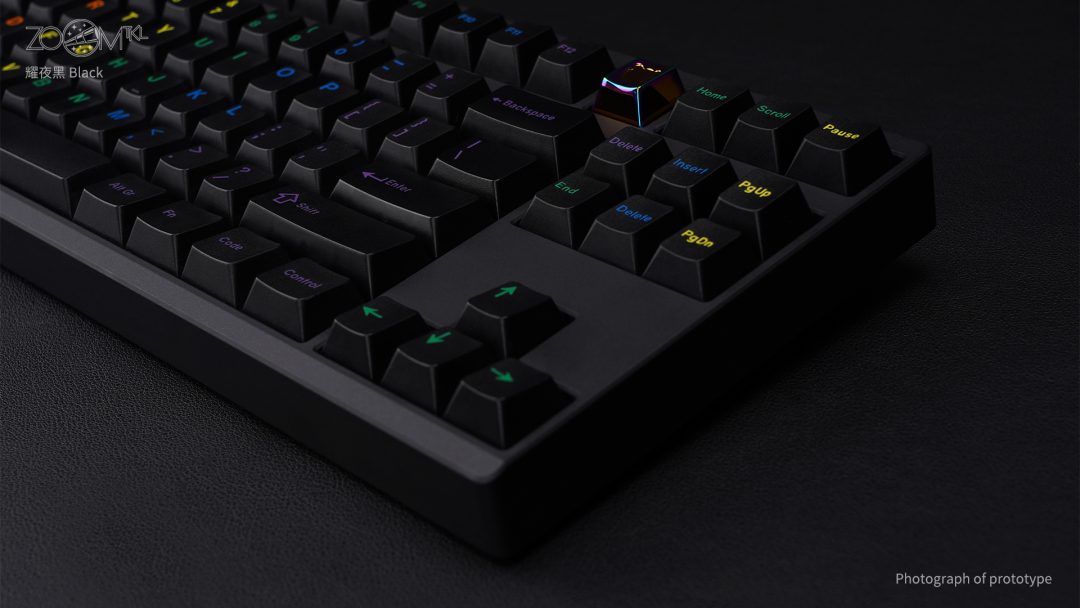 [พร้อมส่ง] ZOOM TKL ESSENTIAL EDITION-Black คัสต้อมคีย์บอร์ดคิทเลเอ้าท์ TKL 87 คีย์
