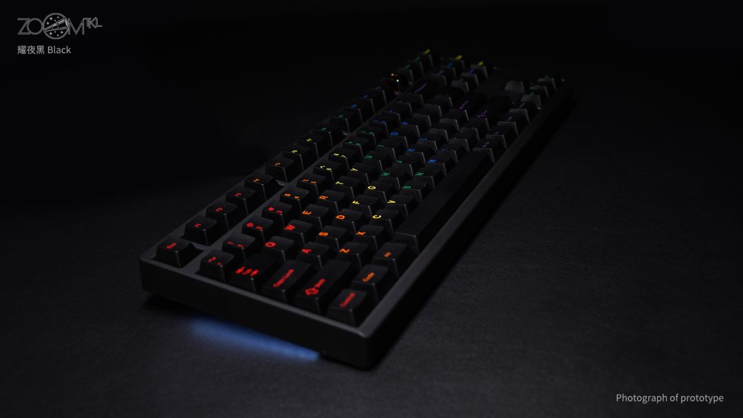 [พร้อมส่ง] ZOOM TKL ESSENTIAL EDITION-Black คัสต้อมคีย์บอร์ดคิทเลเอ้าท์ TKL 87 คีย์