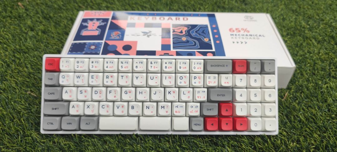 SKYLOONG GK73XS SPLIT SPACEBAR คีย์บอร์ดไร้สาย 68%,73 KEYS WITH NUMPAD-USB/BLUETOOTH DUAL MODE