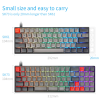 SKYLOONG GK73XS SPLIT SPACEBAR คีย์บอร์ดไร้สาย 68%,73 KEYS WITH NUMPAD-USB/BLUETOOTH DUAL MODE