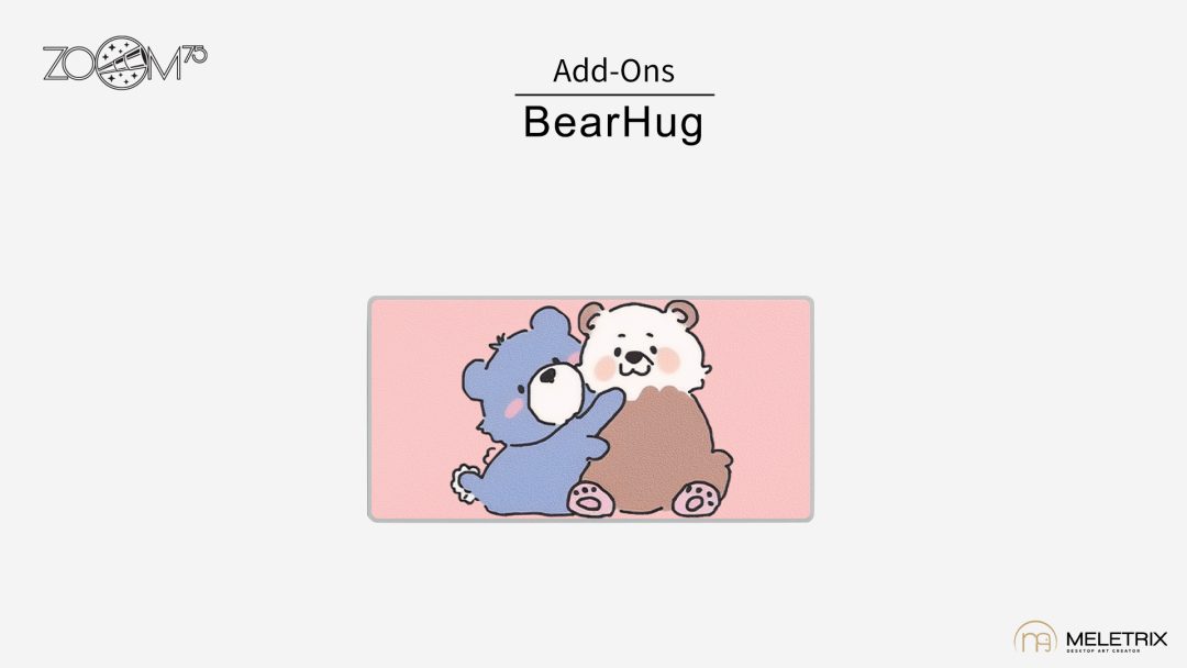 BearHug Badge Pre-order (Nov 2023) ZOOM75 ADD-ONS: EXTRA BADGE & MODULAR