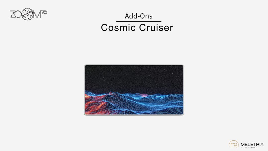 Cosmic Cruiser Badge Pre-order (Nov 2023) ZOOM75 ADD-ONS: EXTRA BADGE & MODULAR