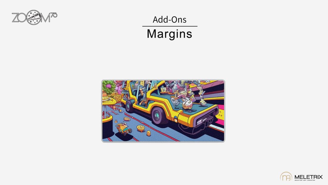 Margins Badge Pre-order (Nov 2023) ZOOM75 ADD-ONS: EXTRA BADGE & MODULAR