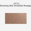 Shooting Star Anodized Rosegold Badge Pre-order (Nov 2023) ZOOM75 ADD-ONS: EXTRA BADGE & MODULAR