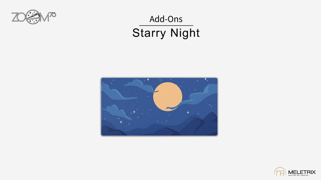 Starry Night Badge Pre-order (Nov 2023) ZOOM75 ADD-ONS: EXTRA BADGE & MODULAR