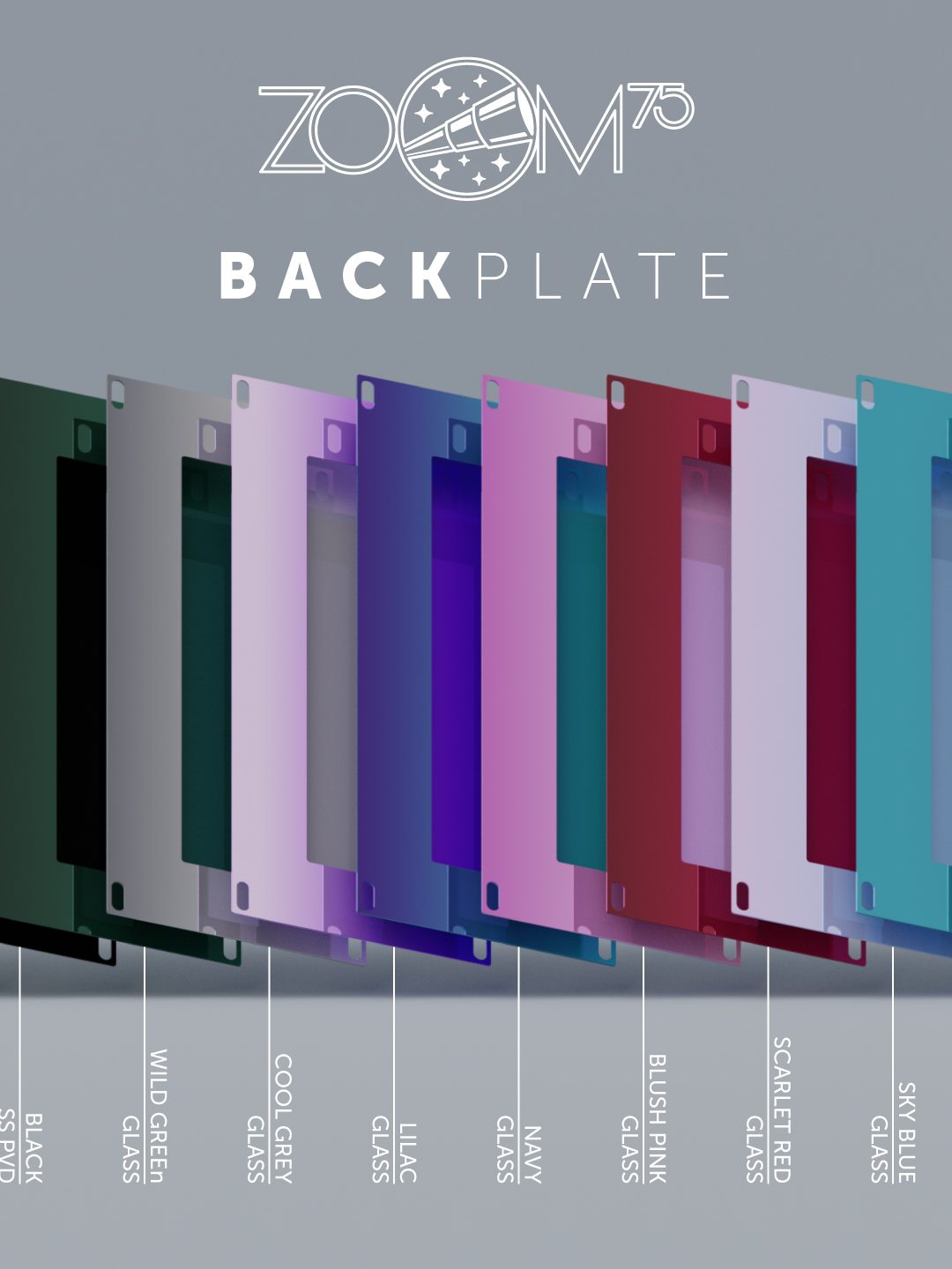 ZOOM75 ADD-ONS: EXTRA BACK PLATE