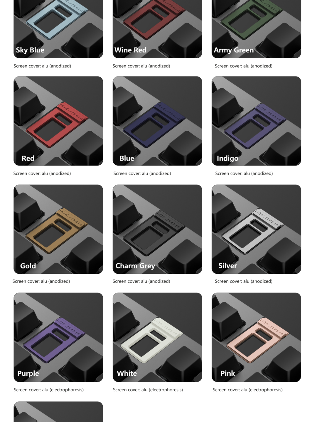 [Groupbuy] Jojo Studio M98 Accessories: Screen Kit