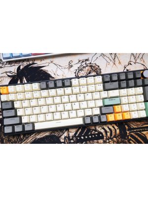 SKYLOONG GK96K LITE GASKET/KNOB/Layout 96คีย์/TRIPPLE Mode - FREE : Split spacebar module (GRAY DAWN-BK / BLACK-TH/EN)