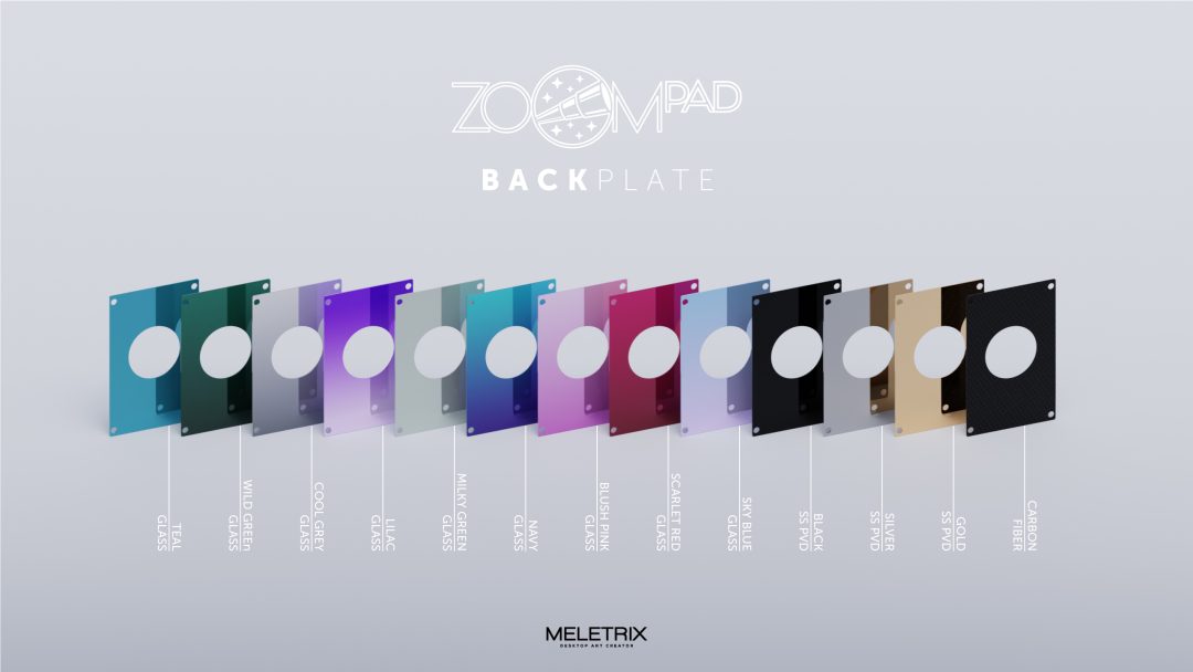 [GroupBuy] Meletrix ZoomPad - Extra Back Plate Kit