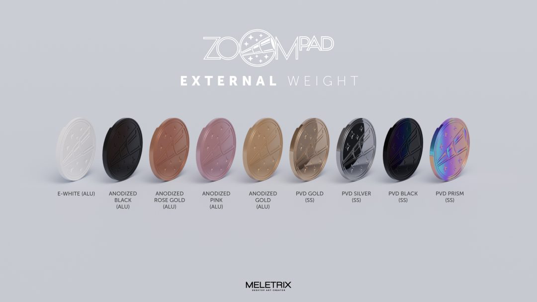 Pre-order (Nov 2023) Meletrix ZoomPad - Extra Weights