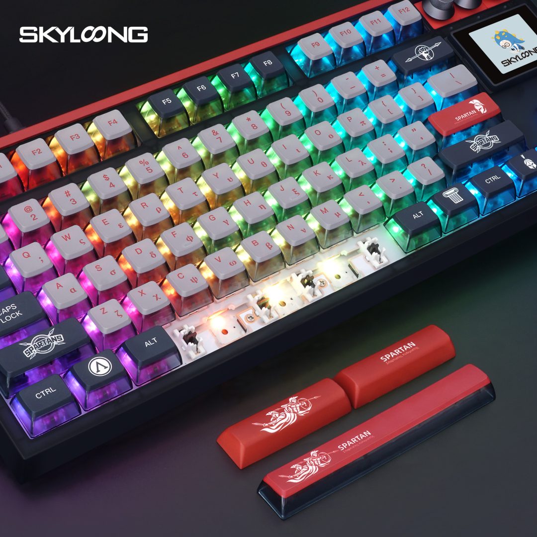 Skyloong GK87 Pro Gasket Wireless 3 mode with Knob and Screen