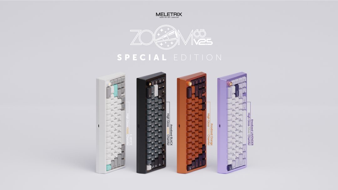 [Groupbuy] Meletrix ZOOM65 V2.5 Wireless 3 Mode Mechanical Keyboard Kit