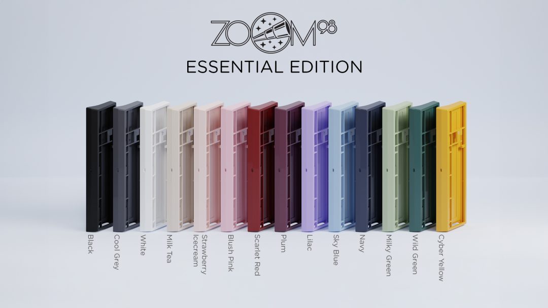 [Groupbuy] Meletrix ZOOM98 Wired 98% Layout Keyboard Kit (ชุดคิทแบบสาย)