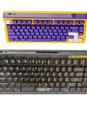 DAREU A81 Pro คีย์บอร์ดไร้สาย 3 โหมด Spring Arm Gasket mount PBT Keycaps RGB Backlight