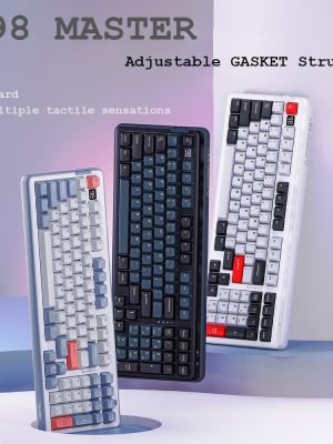 DAREU A98 Master Wireless Adjustable Gasket แมคคานิคอลคีย์บอร์ดไร้สาย ที่ปรับระบบ Gasket