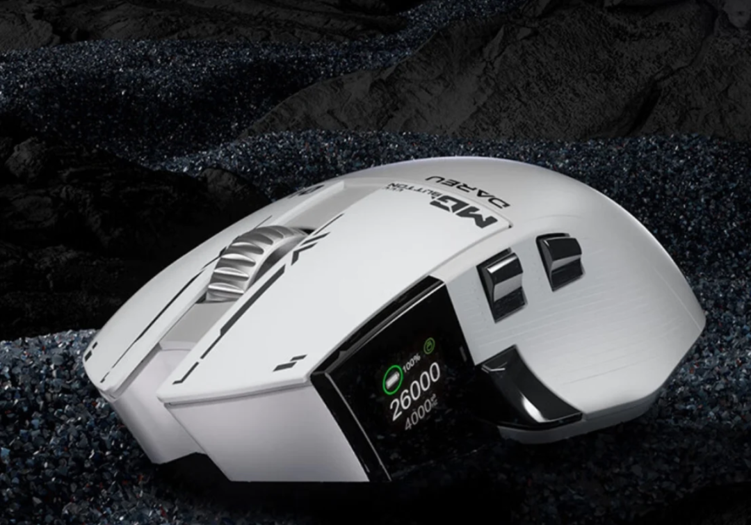 DAREU A980Pro/Pro Max 8Khz Three Mode Mouse เม้าส์เกมมิ่งไร้สาย 8Khz มีจอ TFT